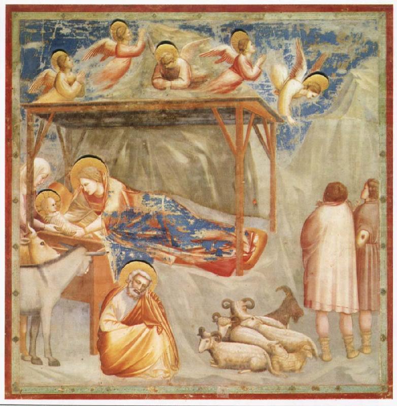 GIOTTO di Bondone Birth of Christ china oil painting image